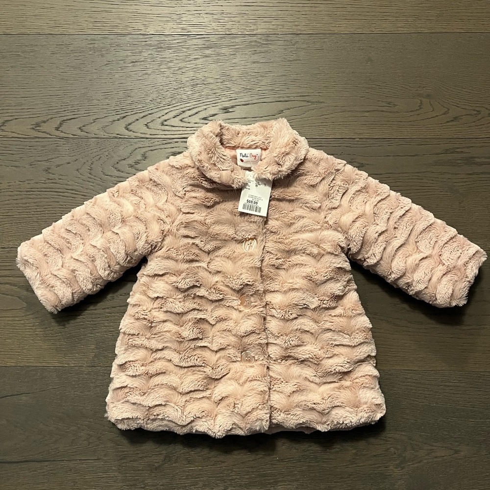 Nula Bug pink girls coat ret $80USD